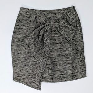 Ya Los Angels Shimmery Faux Wrap Bow Skirt M